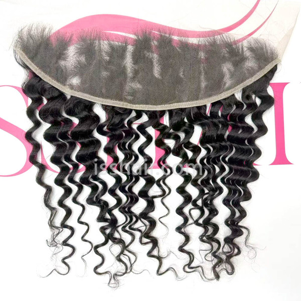 13x4 13x6 Frontal Deep Wave Virgin Human Hair HD&Transparent Available