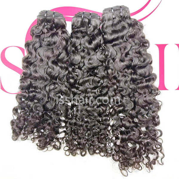 High Quality 3 Bundles Burmese Curls Virgin Remy Human Hair Full and Thick