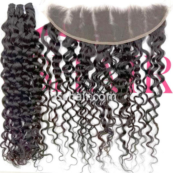 13x4 13x6 Frontal Italian Curly Virgin Human Hair HD&Transparent Available