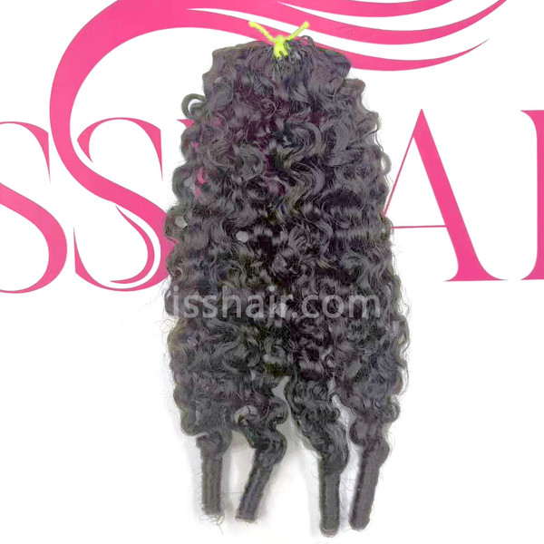 High Quality Crochet Hair Burmese Bounce Curly Virgin Remy Human Hair