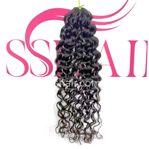 High Quality Crochet Hair Italian Curly Virgin Remy Human Hair