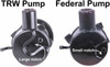 Power steering pump bracket kit - 67-72 BB & Hemi with Federal pump