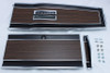 Automatic console top plate 3pc woodgrain set - 69-70 B Body and C Body