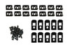 Front window trim clip/screw kit - 66-67 B Body