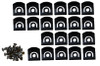 Rear window trim clip/screw kit - 66-67 B Body