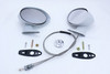 70-76 Mirror Set - LH remote and RH manual Primed Sport Mirrors for 70-76 A Body and 70 B Body