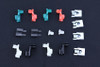 67-72 A-Body Door Latch/Lock Clip Set (1 kit for both doors)