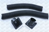 1968-1970 B-Body Dash Defroster vents and hoses with installation nuts (two vents)