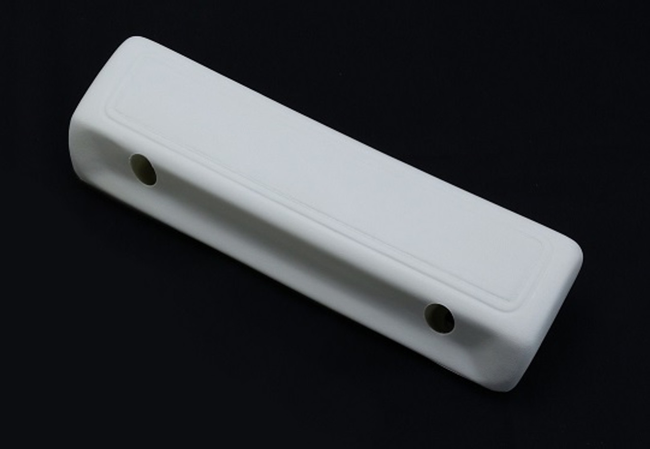 66-70 B-Body Armrest Pad (white each) - short style 9.5in