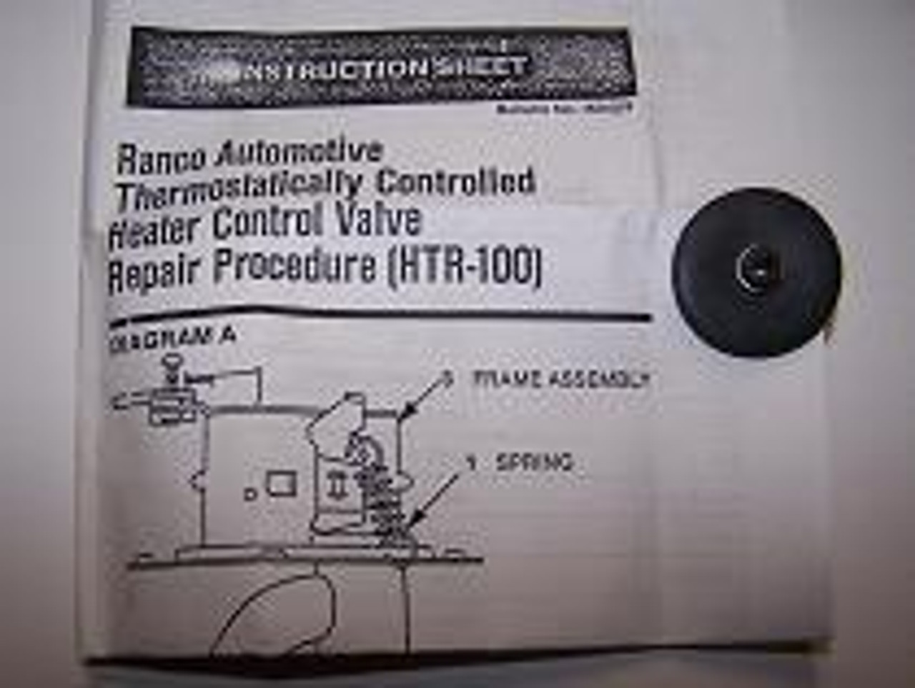 68-69 B Body AC Heater Control Valve Repair Kit
