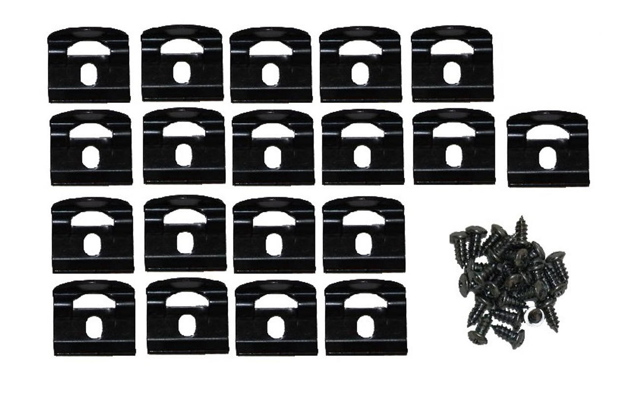 Rear window trim clip/screw kit - 64-66 Dart and 63-64 Chrysler 300 and 64 Imperial