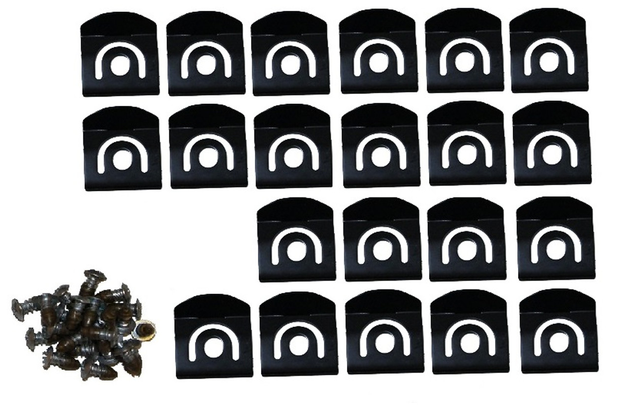 Rear window trim clip/screw kit - Various 65-68 C-Body