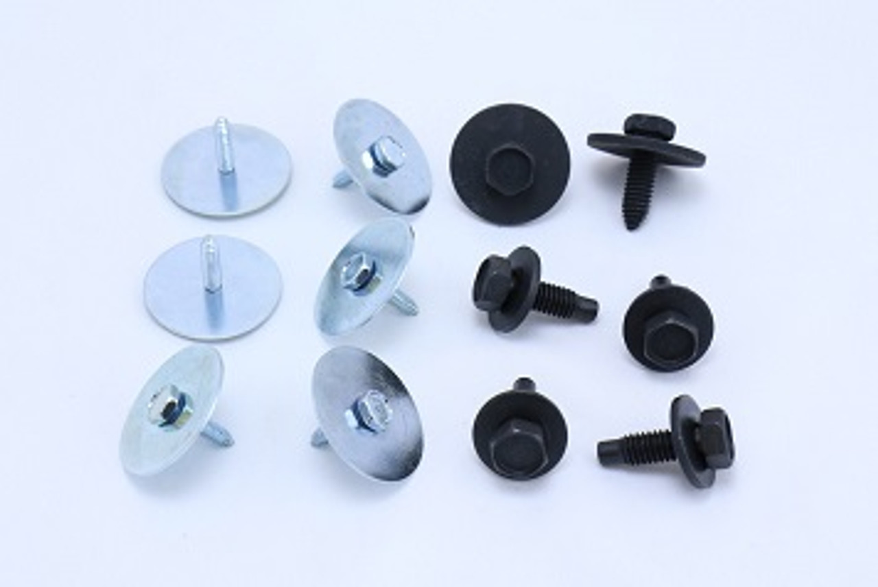 68-70 B Body Fender Splash Shield Mounting Hardware Kit (1 kit per car)