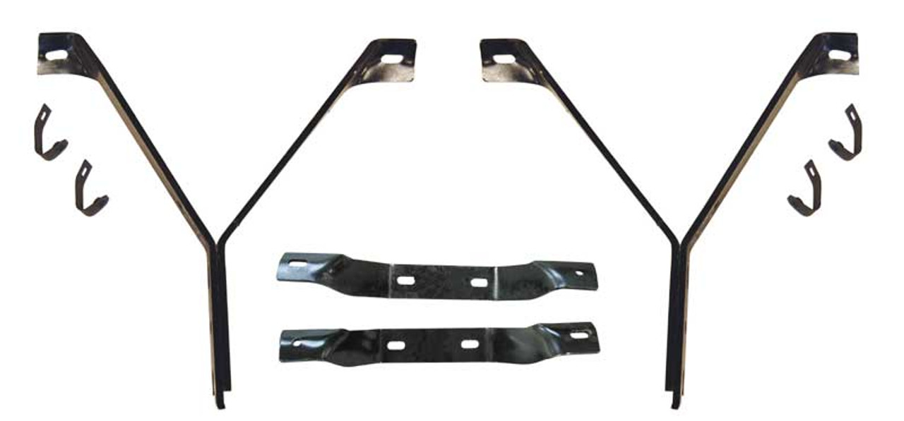 105-1267-1S - 67-69 Plymouth Barracuda Front/Rear/Outer Bumper Bracket Set
