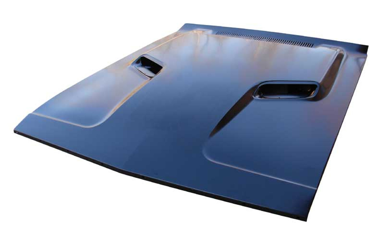 300-2570-1 - 70-74 Dodge Challenger R/T Hood (w/o pin holes) - FREE TRUCK FREIGHT - SHIPS TO LOWER 48 ONLY