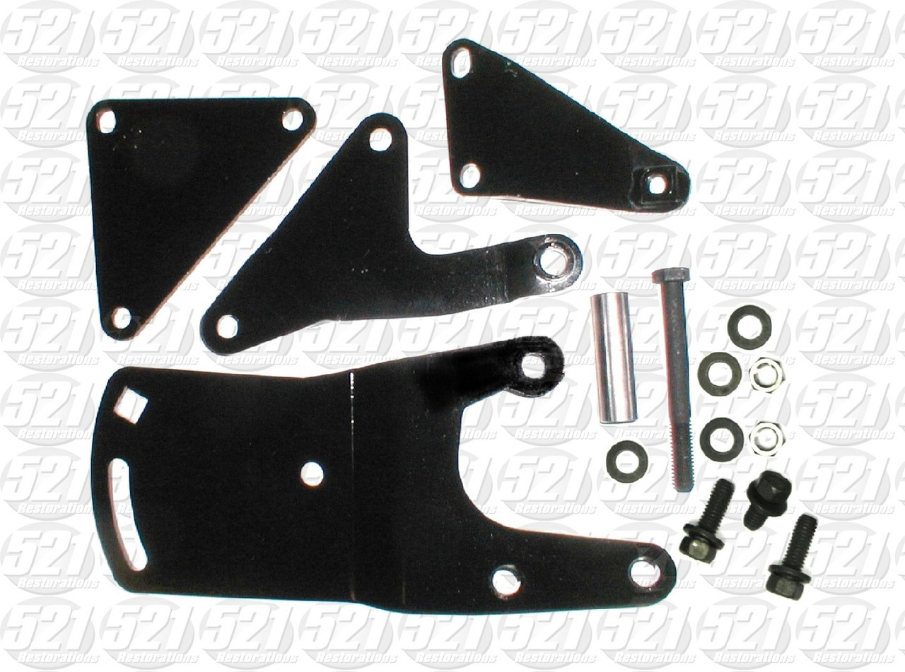 1970 and later Small Bock Saginaw Power Steering Pump Bracket Set