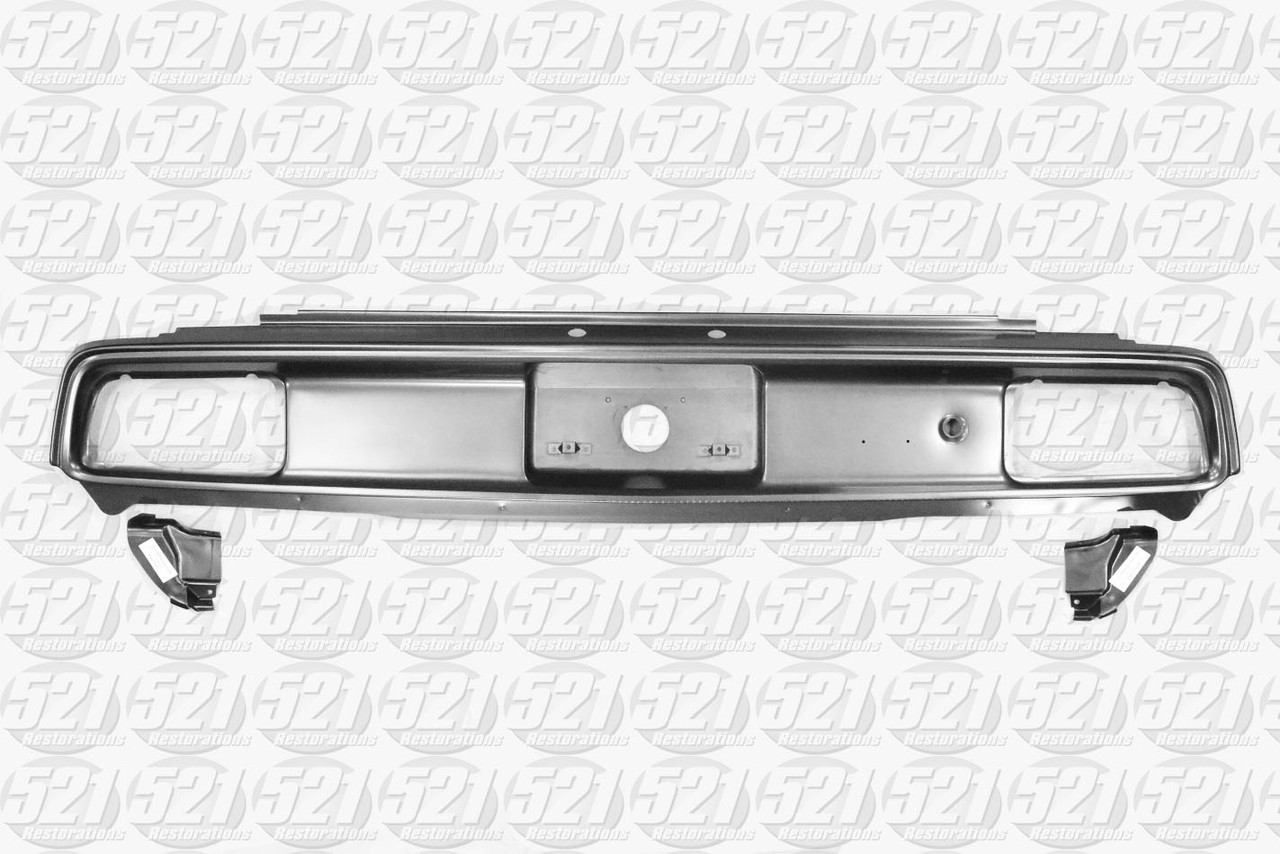 70-71 Plymouth Barracuda Taillight Panel with Reinforcement Brackets