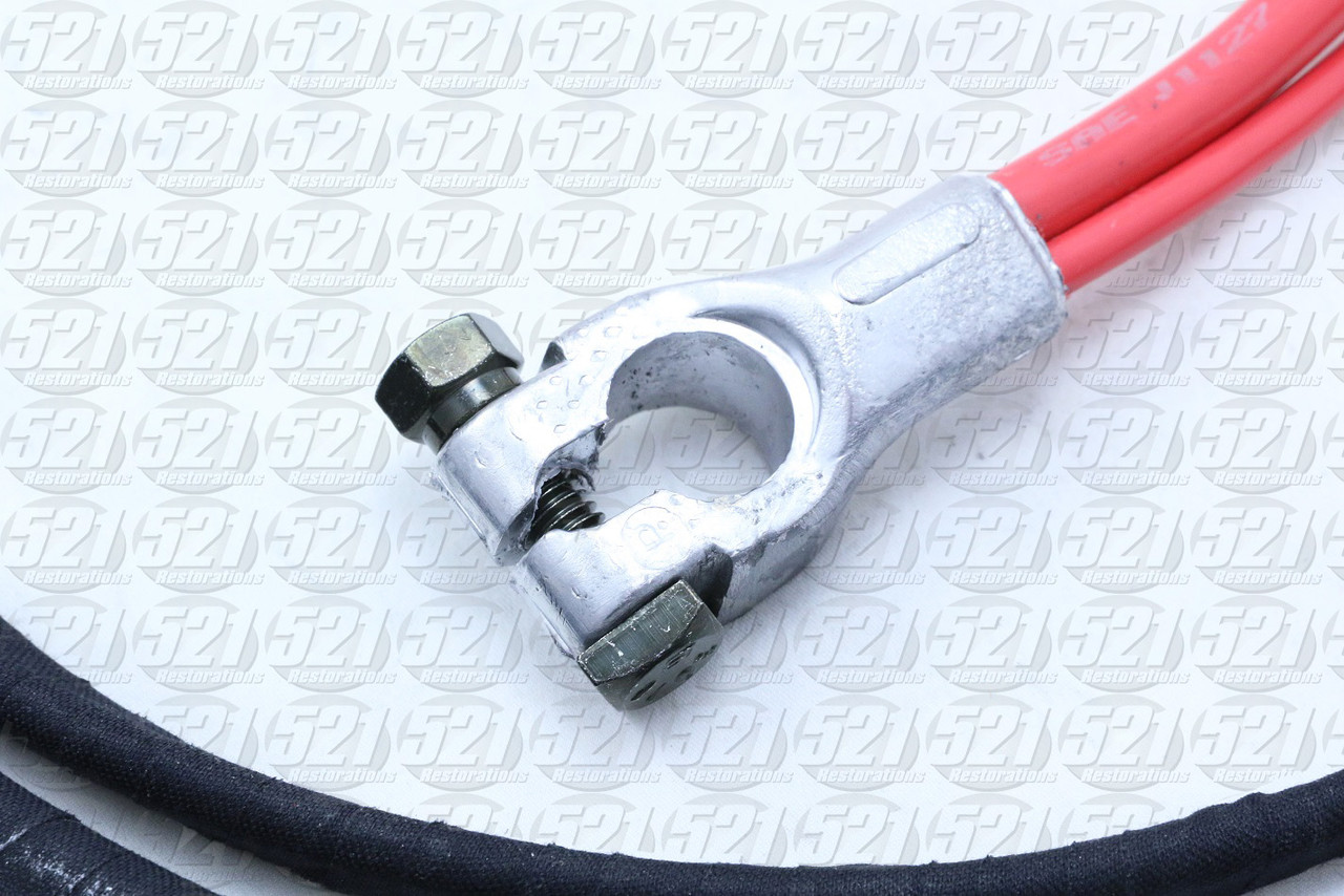 Positive Battery Cable - 69-70 B-Body big block (1-piece molded starter lug)