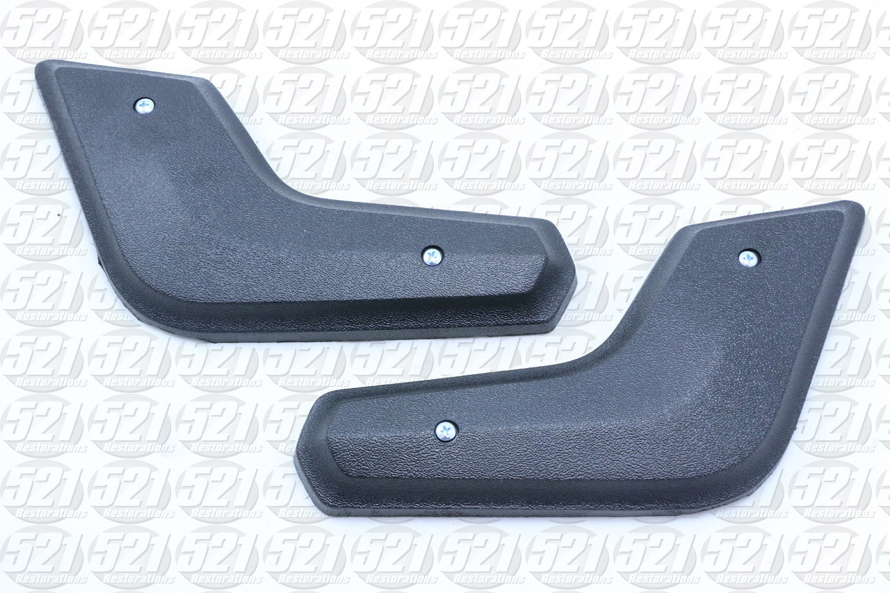 Bench seat hinge covers (pr) 68-70 A-B Body - Black