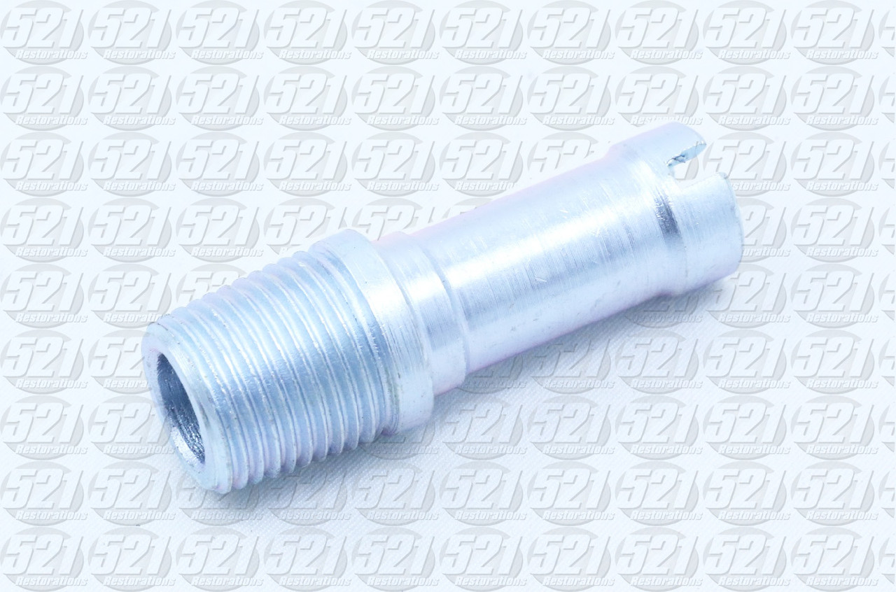 Heater Hose Nipple for 1/2in hose - 3/8 NPT - 2in Overall length.