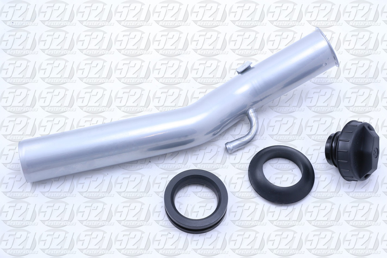 Fuel tank filler neck kit for 78 Dodge Trucks with in cab tank. Neck replacement for 4037201. Kit includes tank grommet/cab grommet/cap.