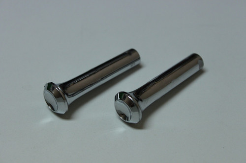 Door Lock Knobs - Chrome pair