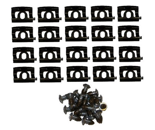 Rear window trim clip/screw kit - 68-69 Valiant 2dr Sedan and 68-75 Valiant 4dr Sedan