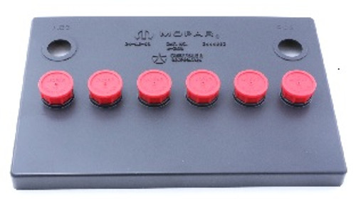 Group 24 Battery Cover with Red Caps for 66-74 Mopars