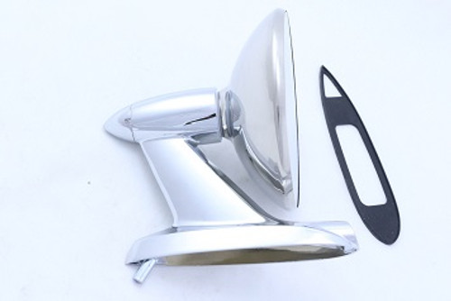 Exterior Mirror for 57-59 Mopars - Short base manual mirror