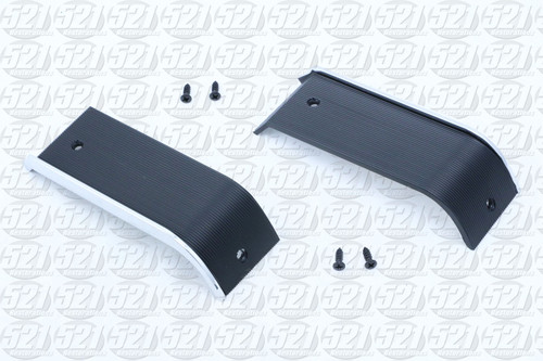 Lower Outboard Dash Trim  Pair - 68 B-Body Dodge/Plymouth with Rallye gauges and without AC