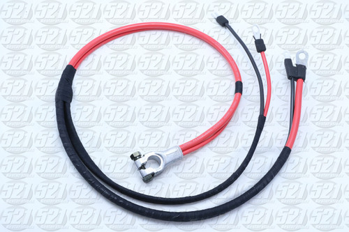 Positive Battery Cable - 69-70 B-Body big block (1-piece molded starter lug)