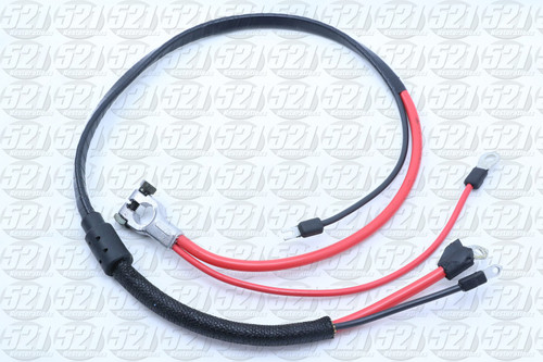 Positive Battery Cable - 1967-68 A-Body Small Block (Split Starter Lug/Heat Sheath)