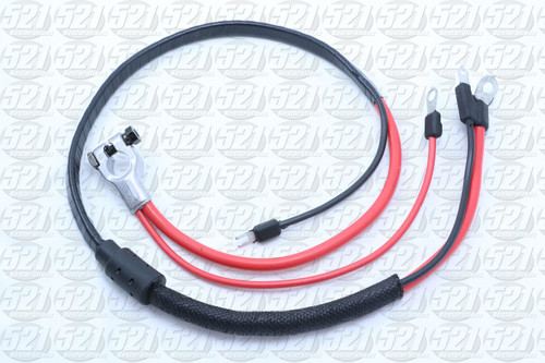 Positive Battery Cable (Concours quality) - 1969-72 A-Body Small Block (Molded Starter Lug/Heat Sheath)