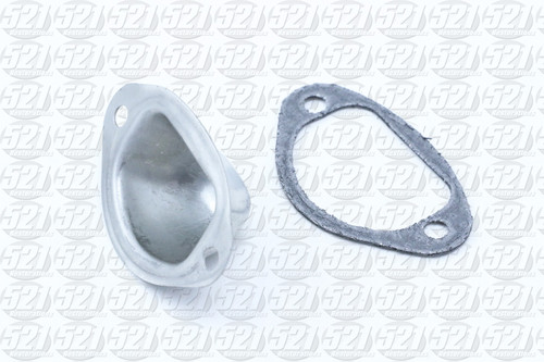 70-72 Mopar Choke Well Cup and Gasket (except slant 6 / six pack / Hemi). Replacement for 2951544 and 2951545.