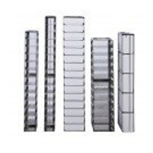 Vertical 5-3 Freezer Racks, stainless steel
