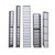 Vertical 5-3 Freezer Racks, stainless steel