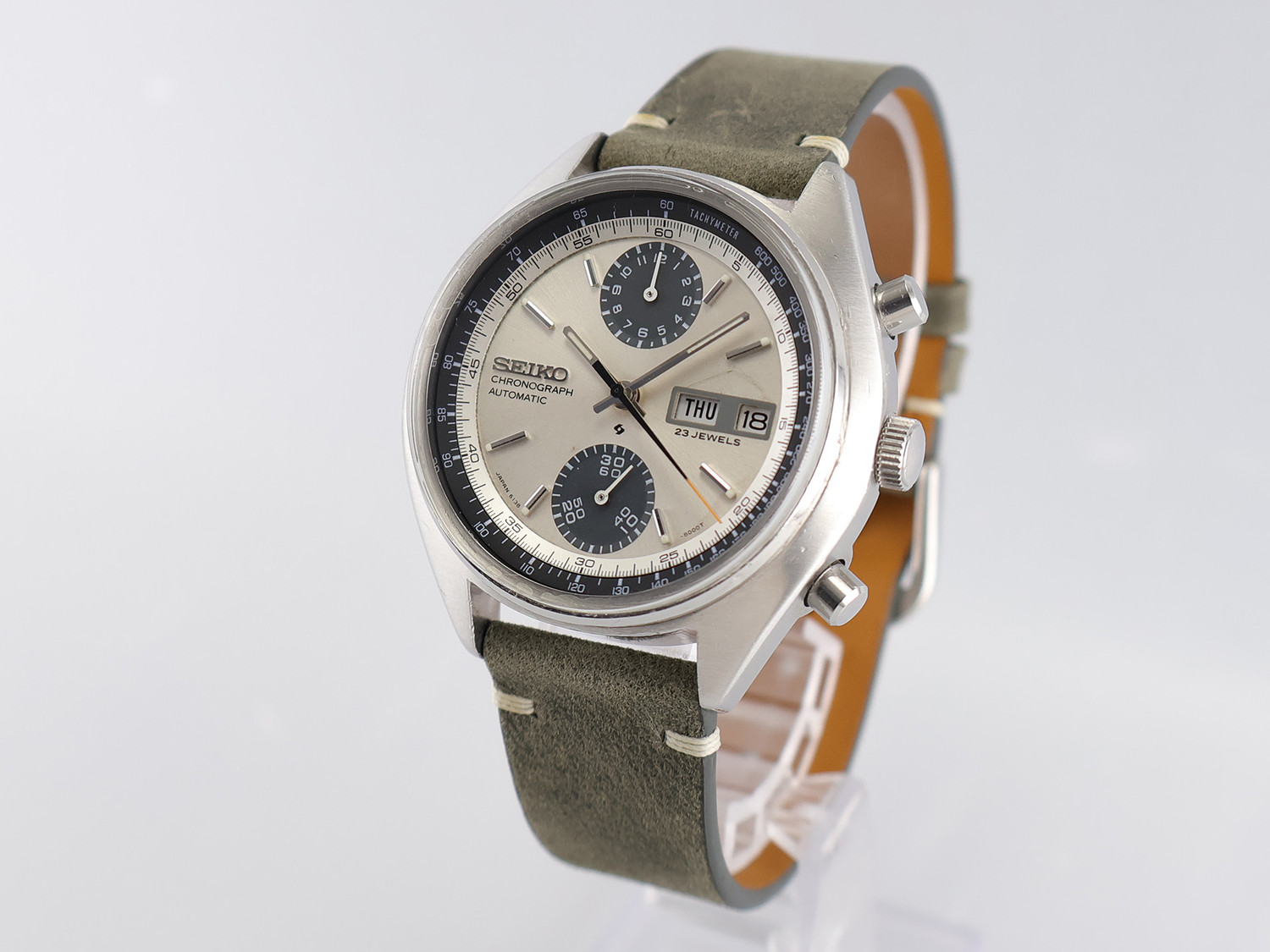 Vintage Seiko 'BullHead' Chronograph Tropical Automatic