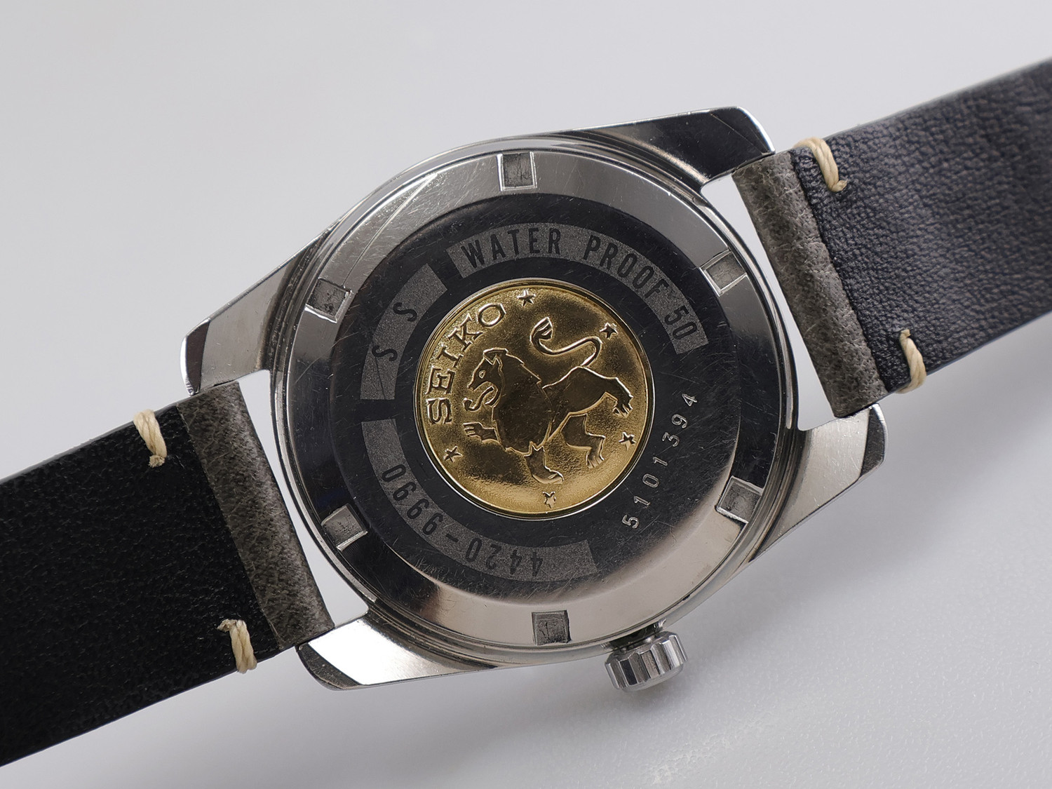 キングセイコー クロノメーター 4420-9990 SS 獅子メダリオン 手巻き