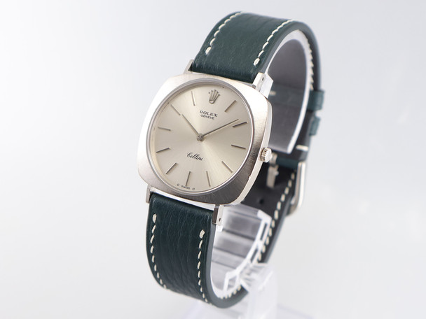 Rolex Cellini Sigma Dial 18K White Gold Case VWS-3061