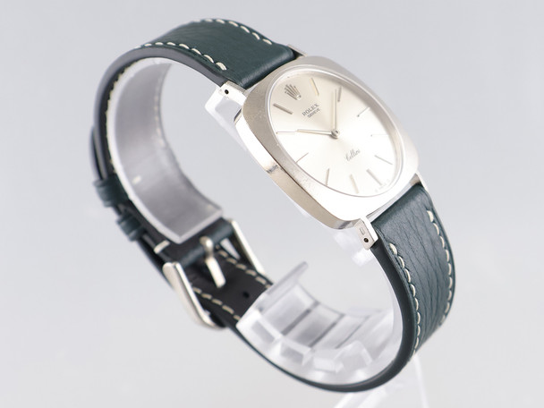 Rolex Cellini Sigma Dial 18K White Gold Case VWS-3061