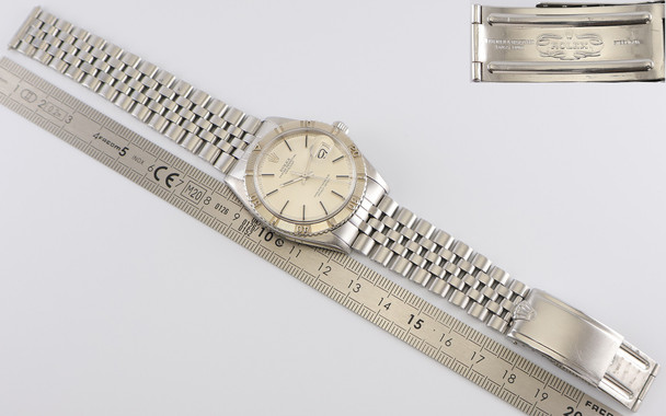 Rolex Datejust Thunderbird Turn-O-Graph Sigma Dial White Gold Bezel VWS-3234