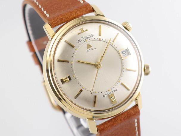 LeCoultre Memovox Automatic Jumbo 14K Gold VWS-3280