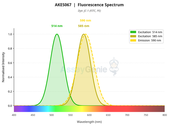 Mitochondrial Membrane Potential Assay Kit (with JC-1) (AKES067)