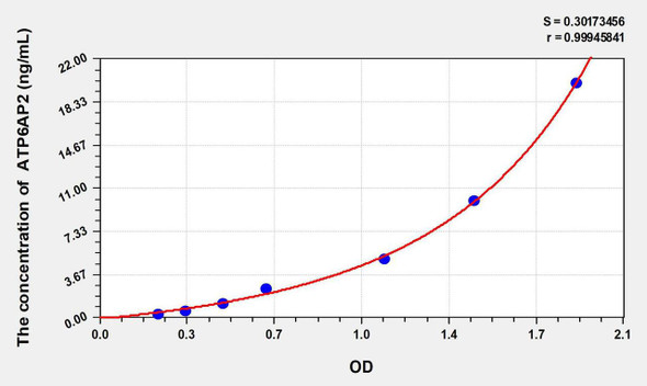 Rat ATP6AP2 (ATPase, H+ Transporting, Lysosomal Accessory Protein 2) ELISA Kit (AEKE09851)