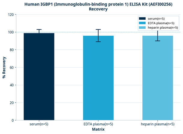 Human IGBP1 (Immunoglobulin-binding protein 1) ELISA Kit (AEFI00256)