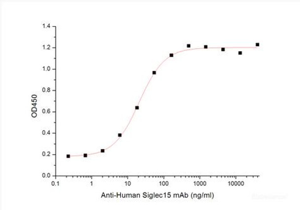 Recombinant Cynomolgus Sialic acid-binding Ig-like lectin 15/Siglec-15/CD33L3 (C-Fc) (RPES6784)