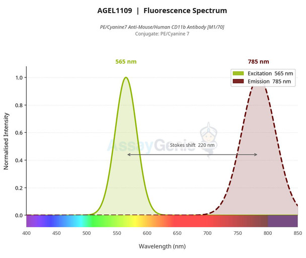 PE/Cyanine7 Anti-Mouse/Human CD11b Antibody [M1/70] (AGEL1109)