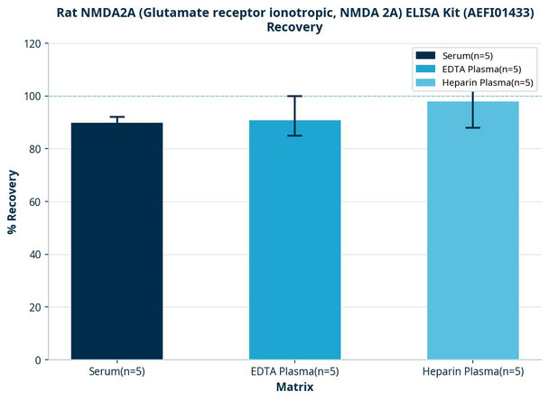 Rat NMDA2A (Glutamate receptor ionotropic, NMDA 2A) ELISA Kit (AEFI01433)