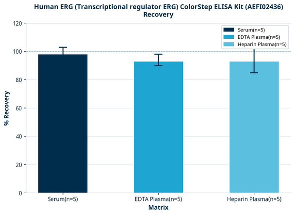 Human ERG (Transcriptional regulator ERG) ColorStep ELISA Kit (AEFI02436)