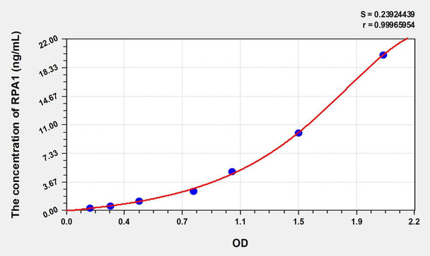 Human RPA1 (Replication Protein A1) ELISA Kit (AEKE01030)